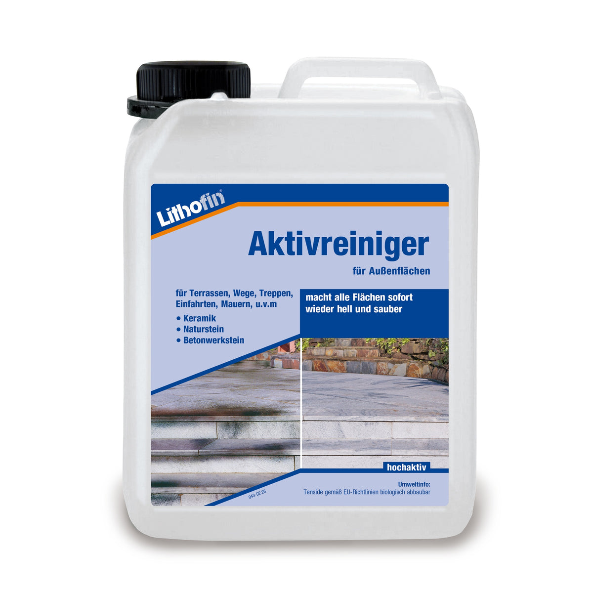 Lithofin Aktivreiniger – 2,5 Liter