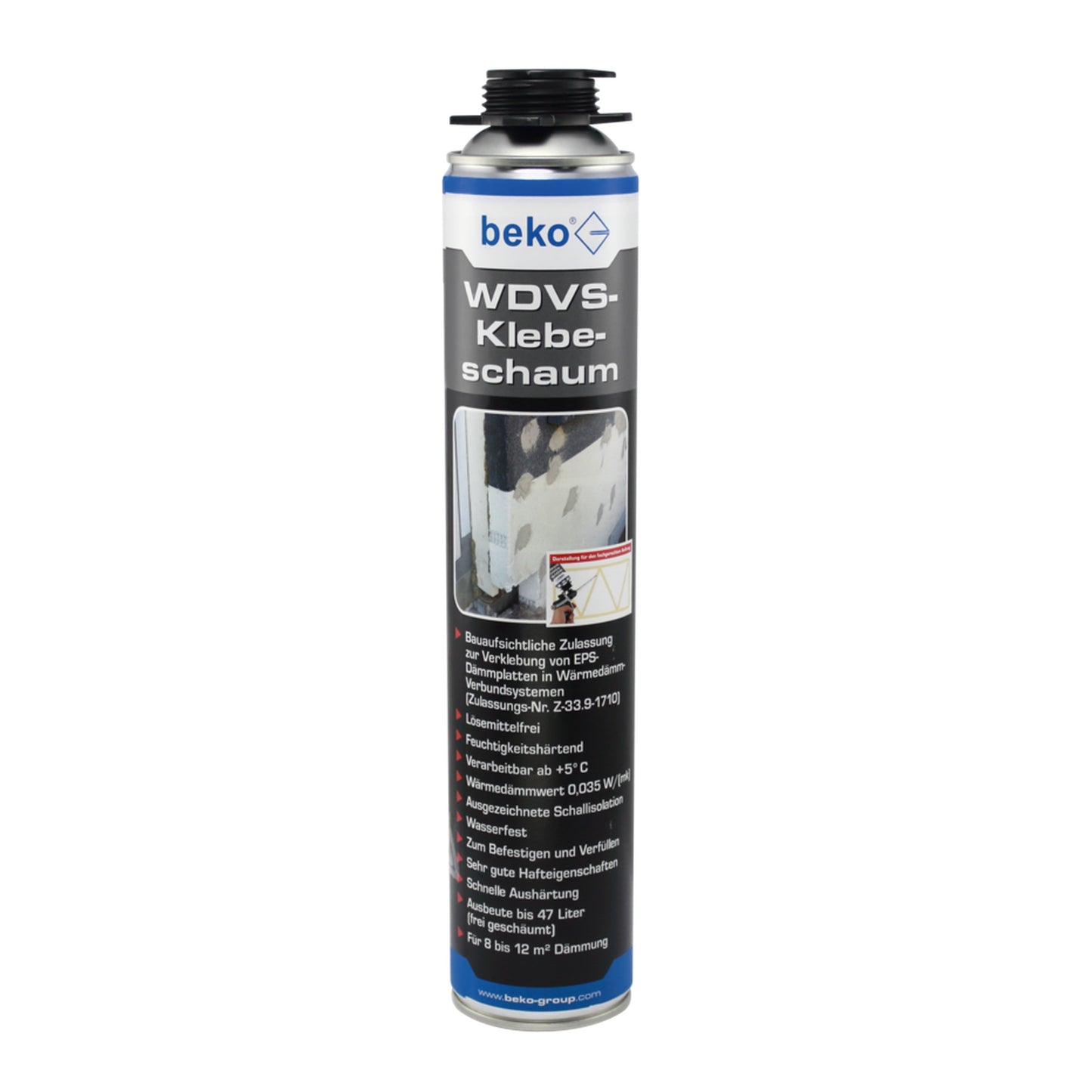 beko® WDVS-Klebeschaum B1 800 ml für NBS-Pistole - Bauwolke24