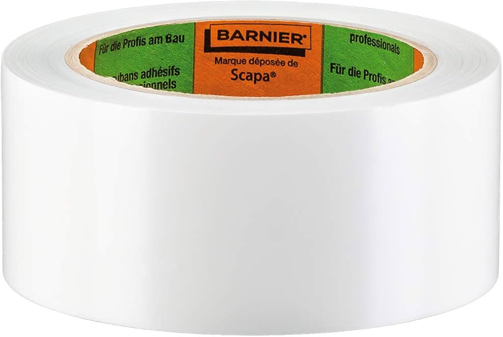 SPARSET 36x Scapa Barnier ® 6096 PVC-Abdeckband weiß - Bauwolke24