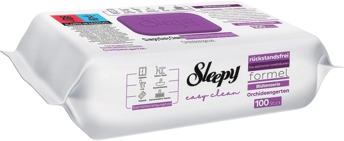 SPARSET: Sleepy Easy Clean Blumenserie Reinigungstücher Feuchttücher - Bauwolke24