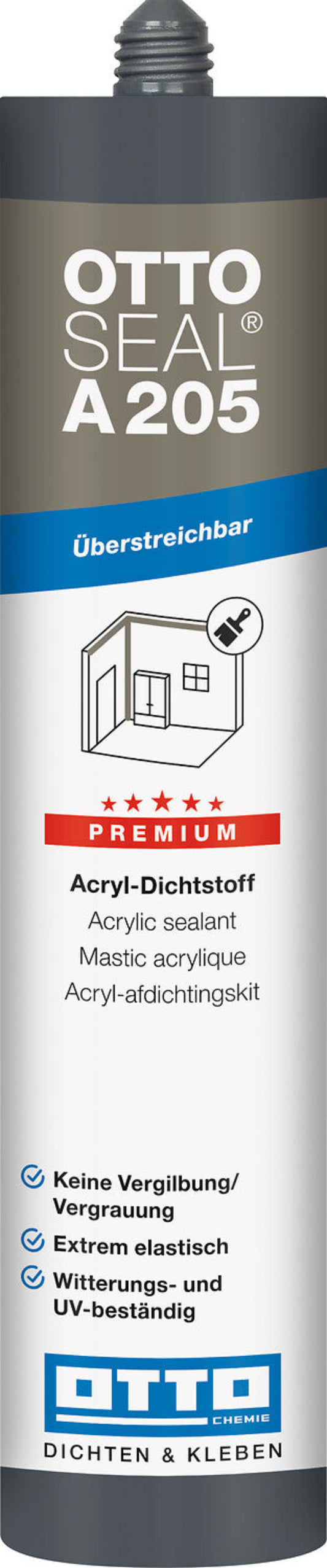 SPARSET 20x 310ml: OTTOSEAL A205 Premium-Acryl-Dichtstoff - Bauwolke24