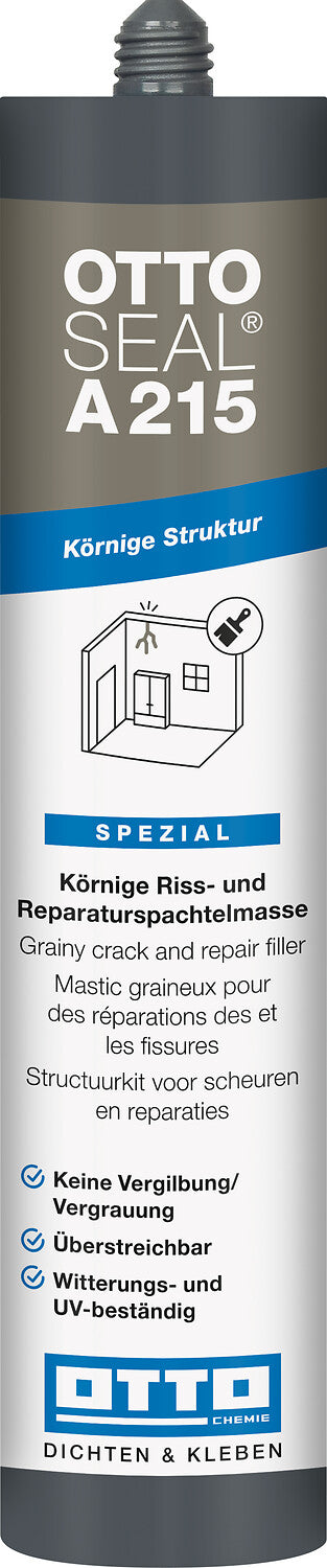 SPARSET 20x 310ml: OTTOSEAL A215 Strukturacryl - körniger Riss- und Reparaturspachtel - Bauwolke24