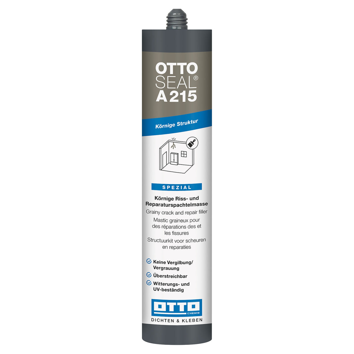SPARSET 20x 310ml: OTTOSEAL® A 215 – Riss- und Reparaturspachtel für Putz und Mauerwerk - Bauwolke24