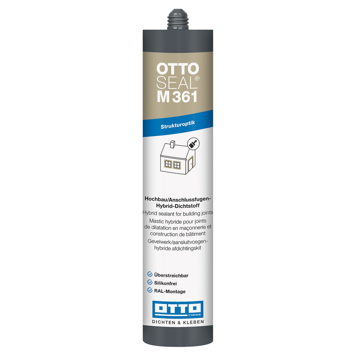 SPARSET 20x 310ml: OTTOSEAL® M 361 Struktur-Hybrid-Dichtstoff für Hochbau/Anschlussfugen - Bauwolke24