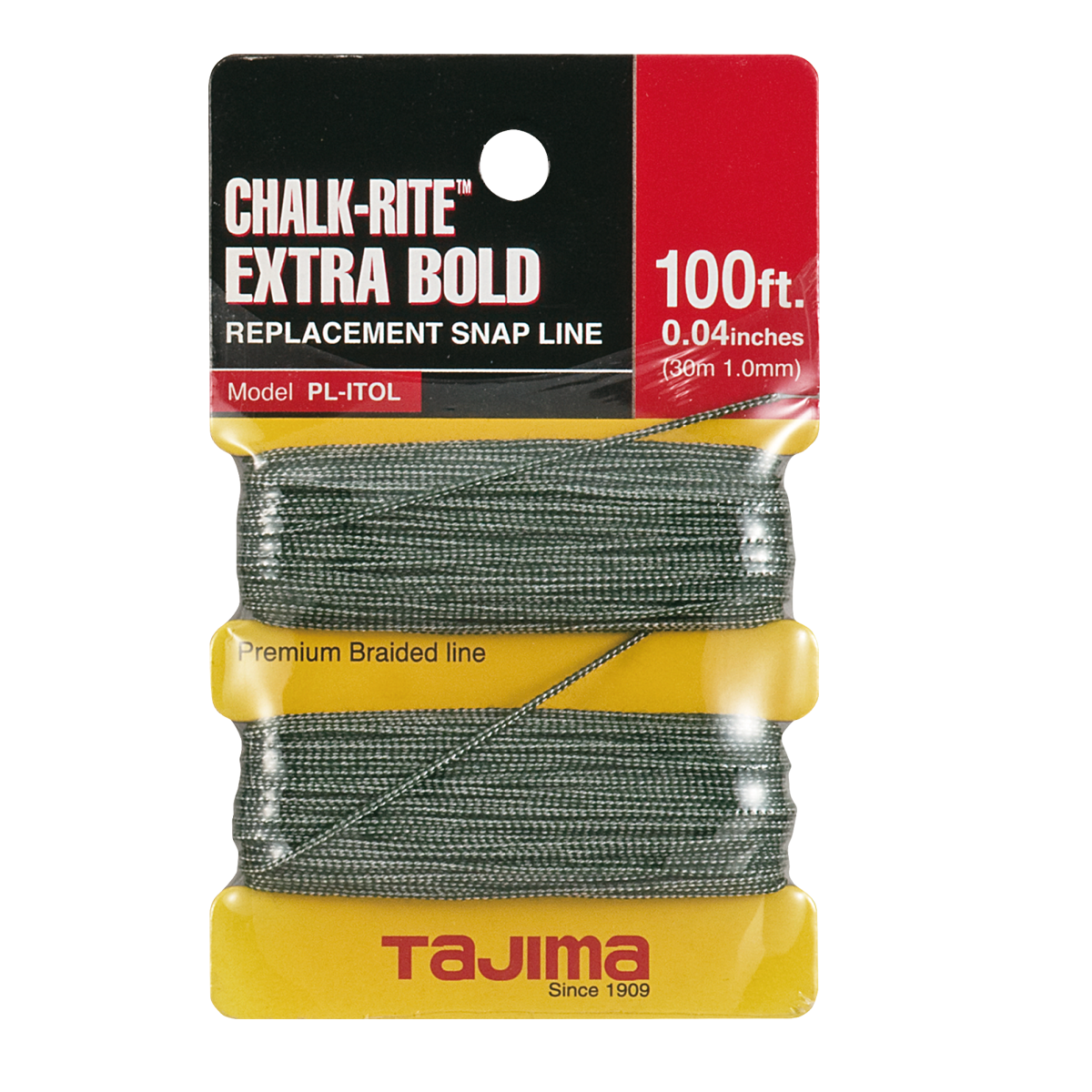 TAJIMA Chalk-Rite Ersatzschnur | 0,5–2,8 mm / 30–45 m - Bauwolke24