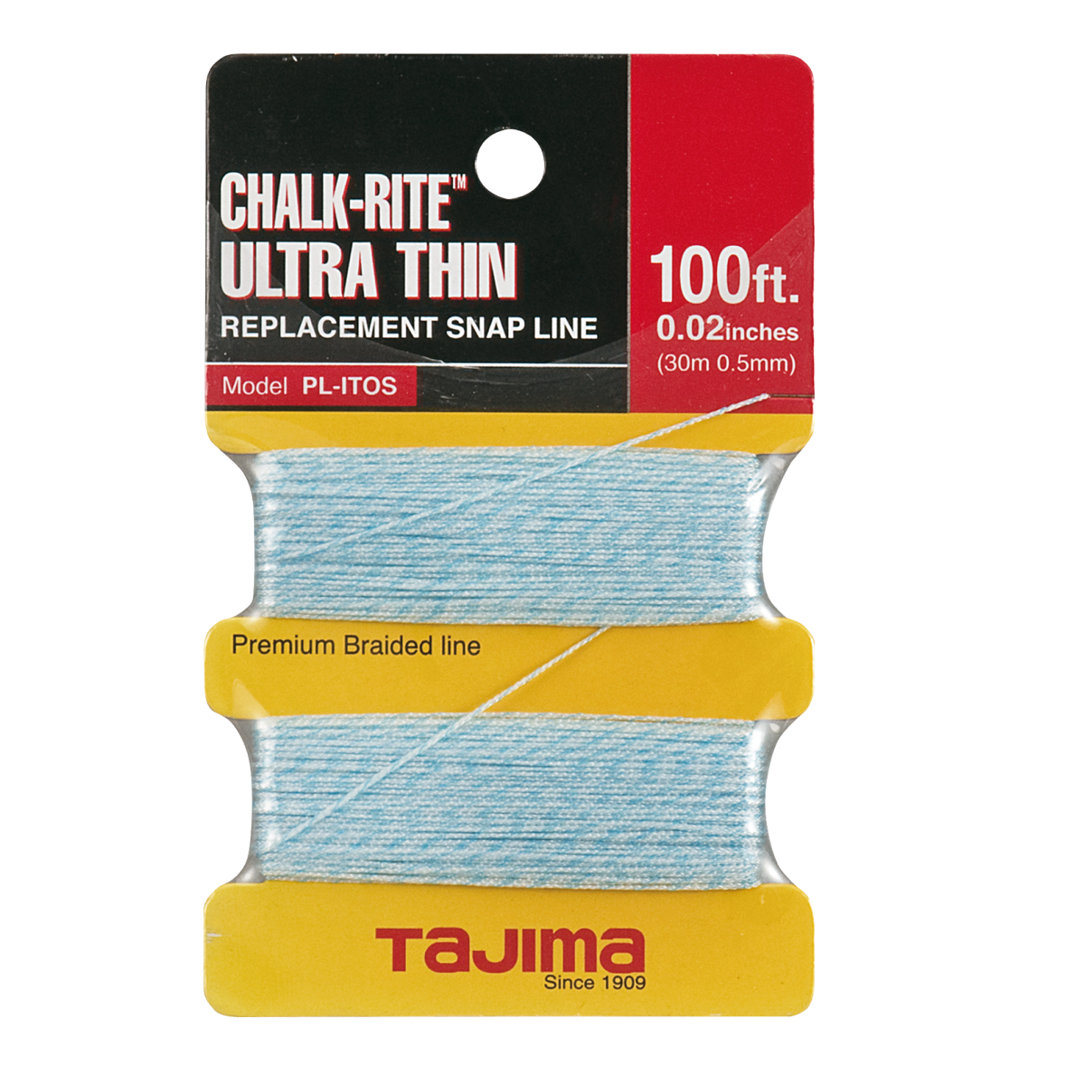TAJIMA Chalk-Rite Ersatzschnur | 0,5–2,8 mm / 30–45 m - Bauwolke24