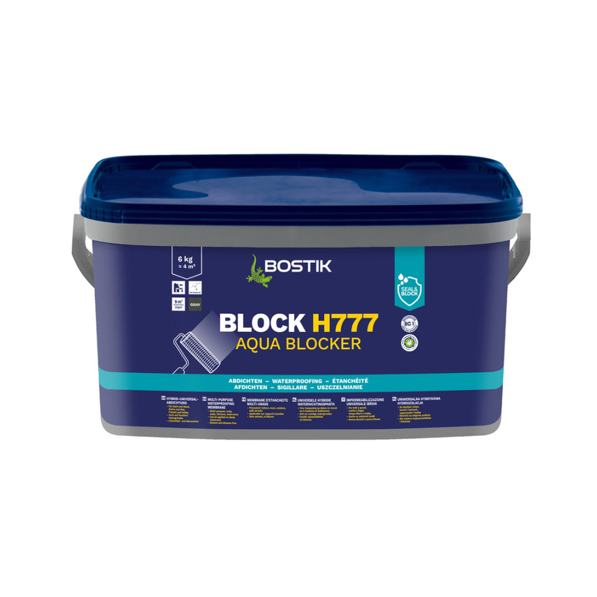 Bostik BLOCK H777 AQUA BLOCKER Universalabdichtung – Grau - Bauwolke24