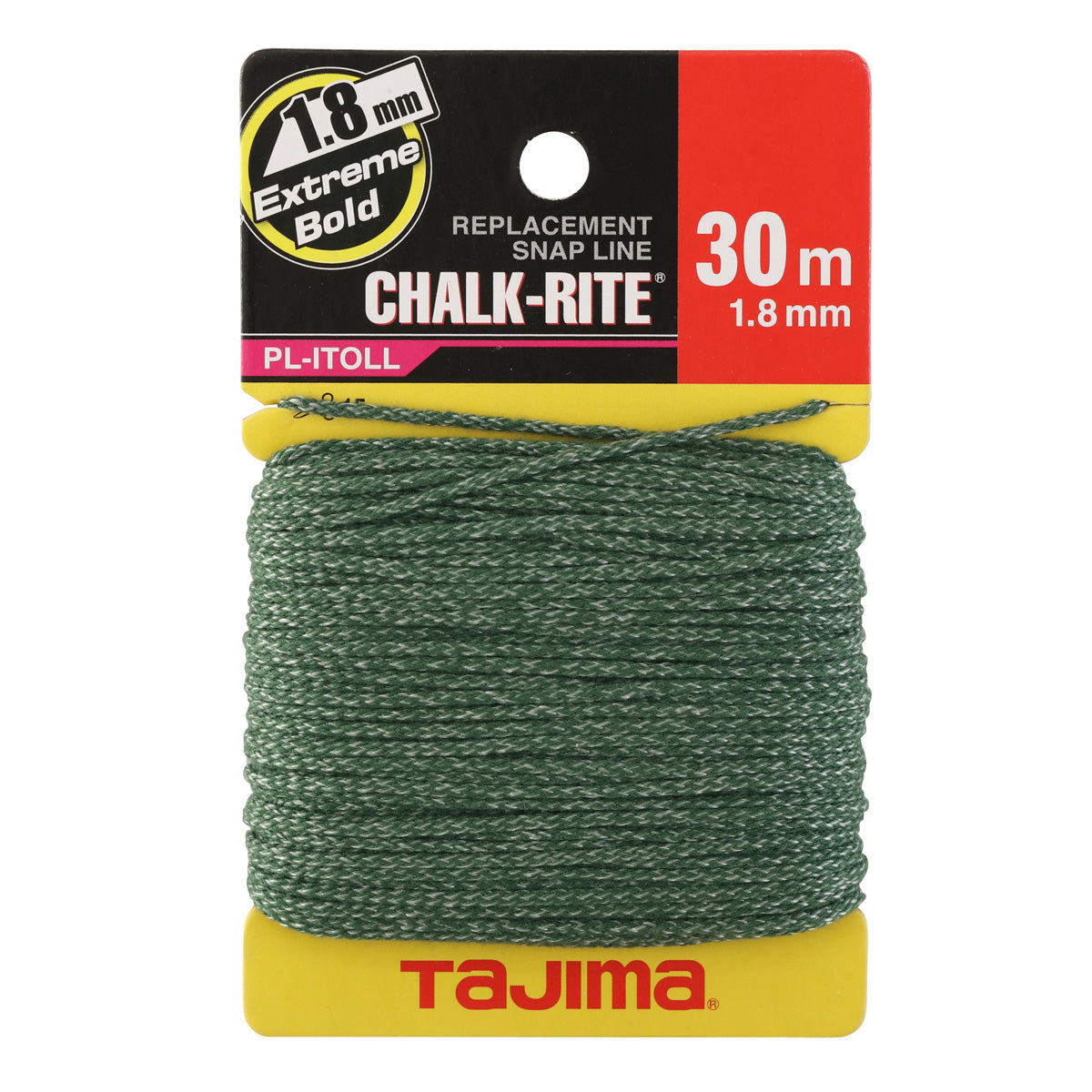 TAJIMA Chalk-Rite Ersatzschnur | 0,5–2,8 mm / 30–45 m - Bauwolke24