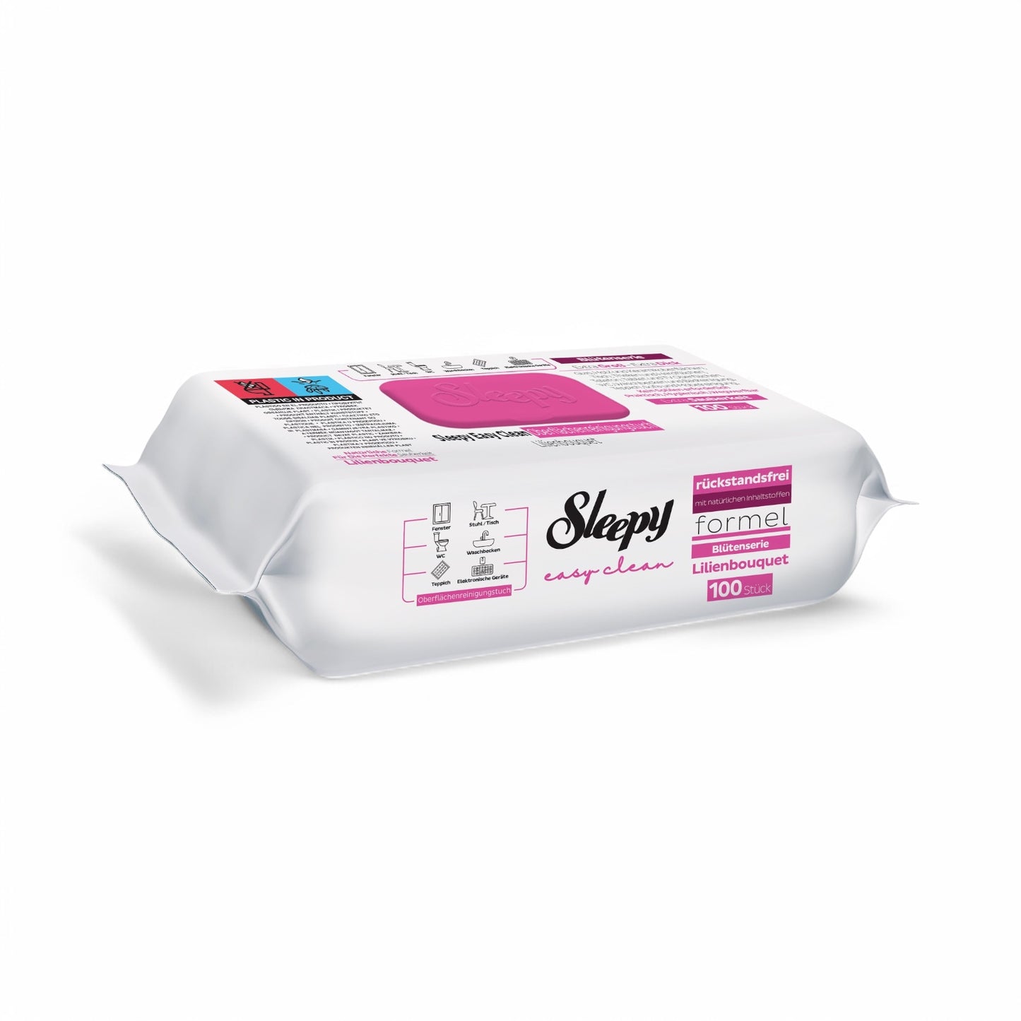 SPARSET: Sleepy Easy Clean Blumenserie Reinigungstücher Feuchttücher - Bauwolke24