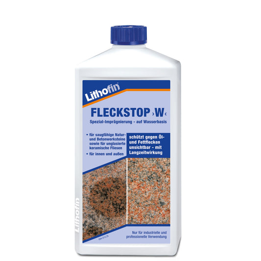 Lithofin FLECKSTOP >W< auf Wasserbasis – 1 Liter