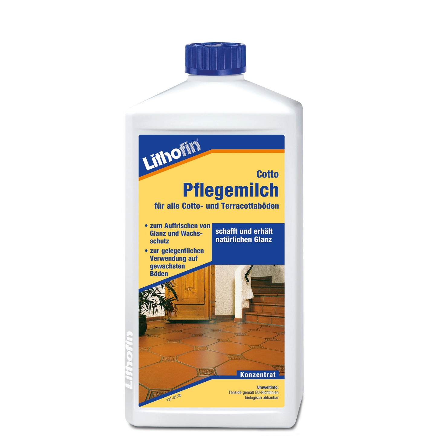 Lithofin Cotto Pflegemilch – 1 Liter