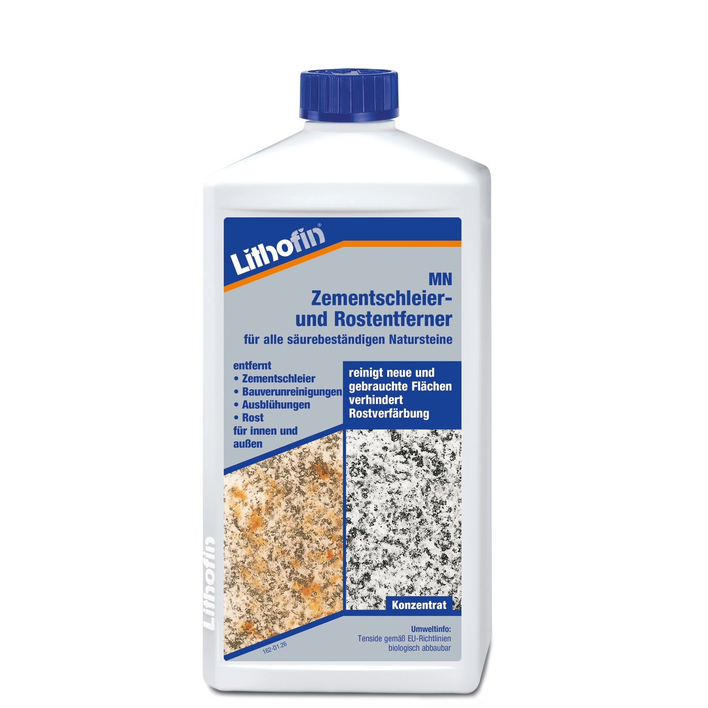Lithofin MN Zementschleier- und Rostentferner – 1 Liter