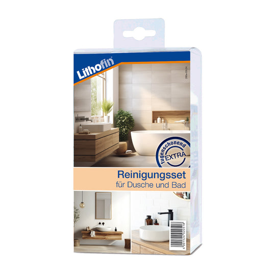 Lithofin Pflege-Set: Für Dusche und Bad (Compact-Set) - Bauwolke24