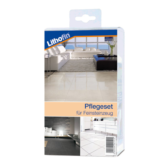 Lithofin Pflege-Set: Für Feinsteinzeug (Compact-Set) - Bauwolke24