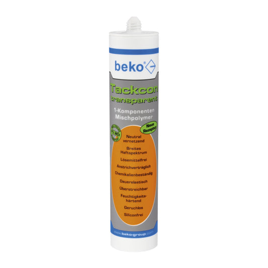 beko® Tackcon Transparent & Superflex 310 ml - Bauwolke24