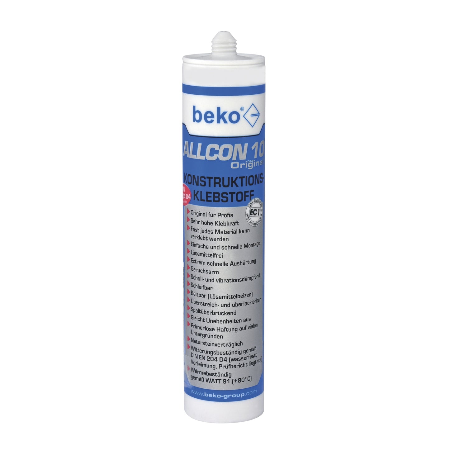 beko® Allcon 10® Konstruktionsklebstoff 310 ml - Bauwolke24