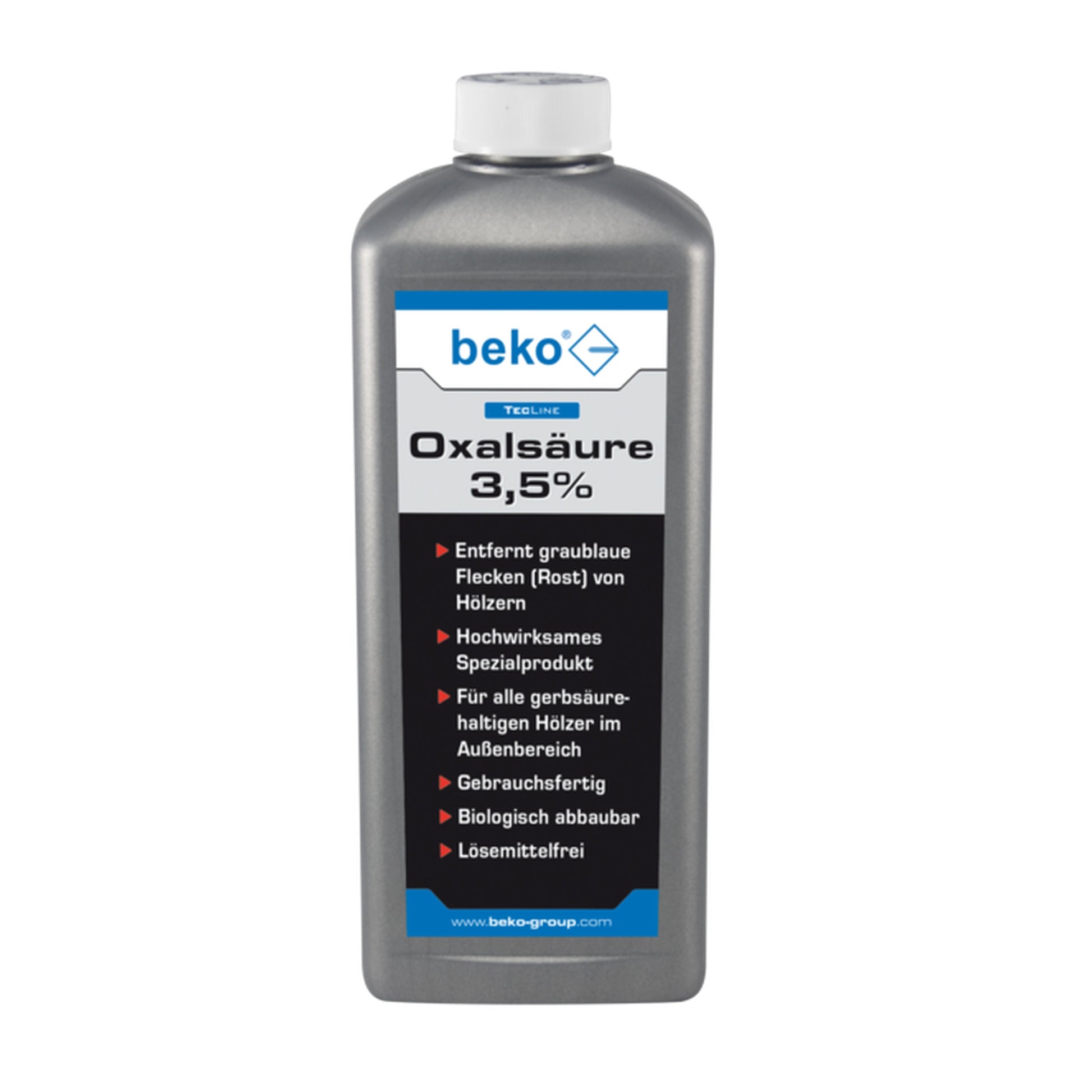 beko® TecLine Oxalsäure 3,5% 1 l Flasche - Bauwolke24