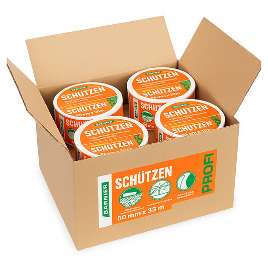 SPARSET 12x Scapa Barnier ® 6096 PVC-Abdeckband weiß - Bauwolke24