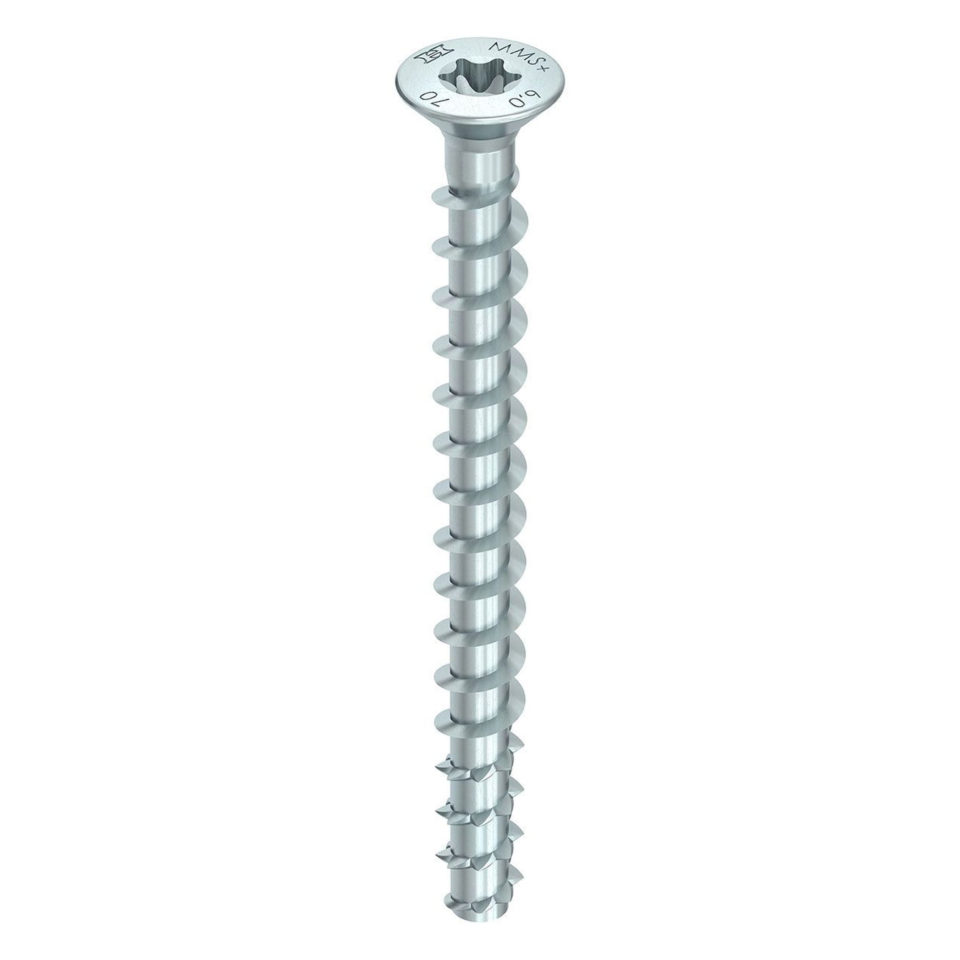 HECO MULTI-MONTI-plus F Schraubanker – Senkkopf, blau verzinkt (A2K) - Bauwolke24
