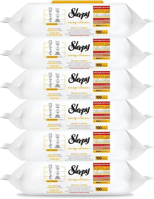 6x Sleepy Easy Clean Standard Reinigungstücher Feuchttücher - Bauwolke24