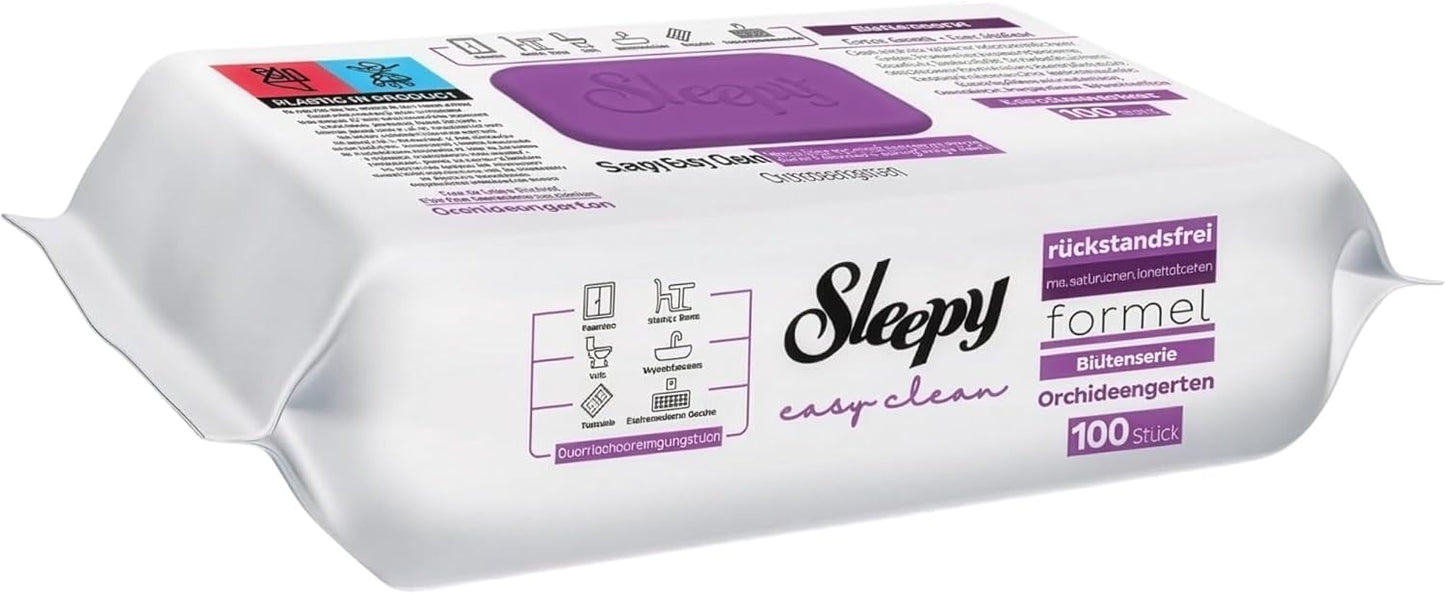 SPARSET: Sleepy Easy Clean Blumenserie Reinigungstücher Feuchttücher - Bauwolke24