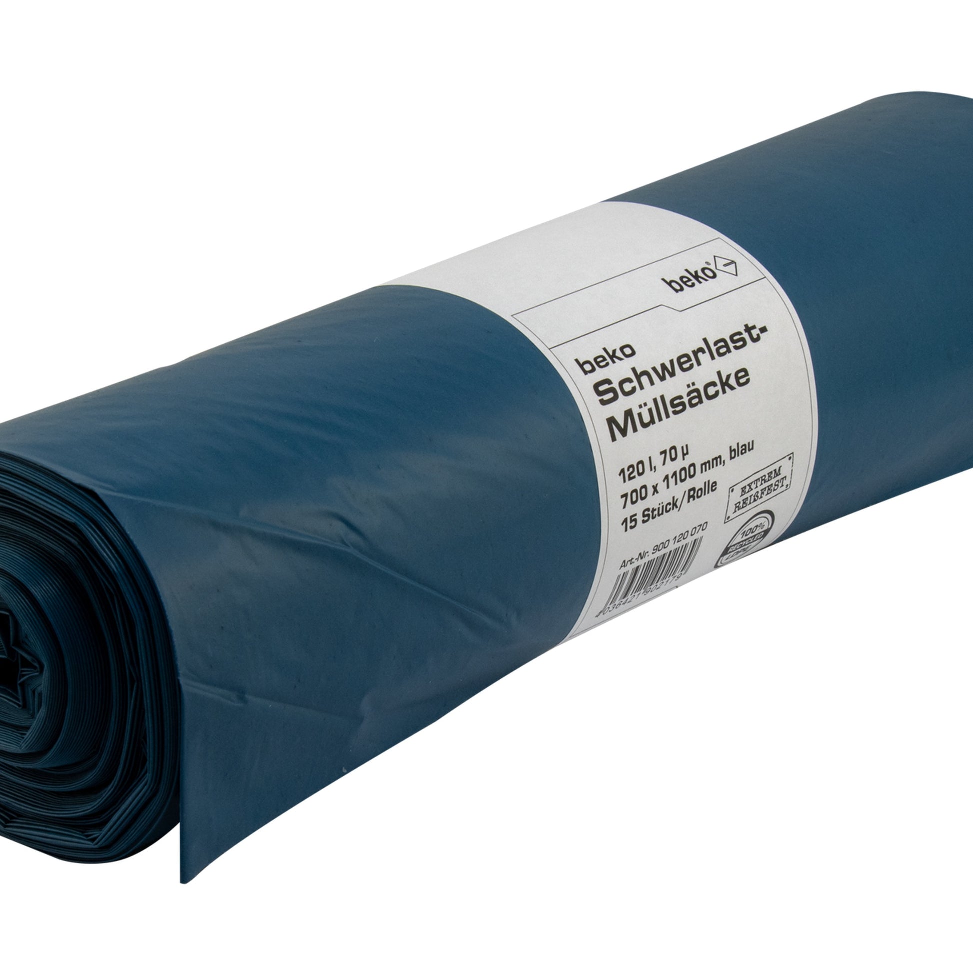 beko®  Schwerlast-Müllsäcke 120 l, 50µ/70µ/100µ - Bauwolke24