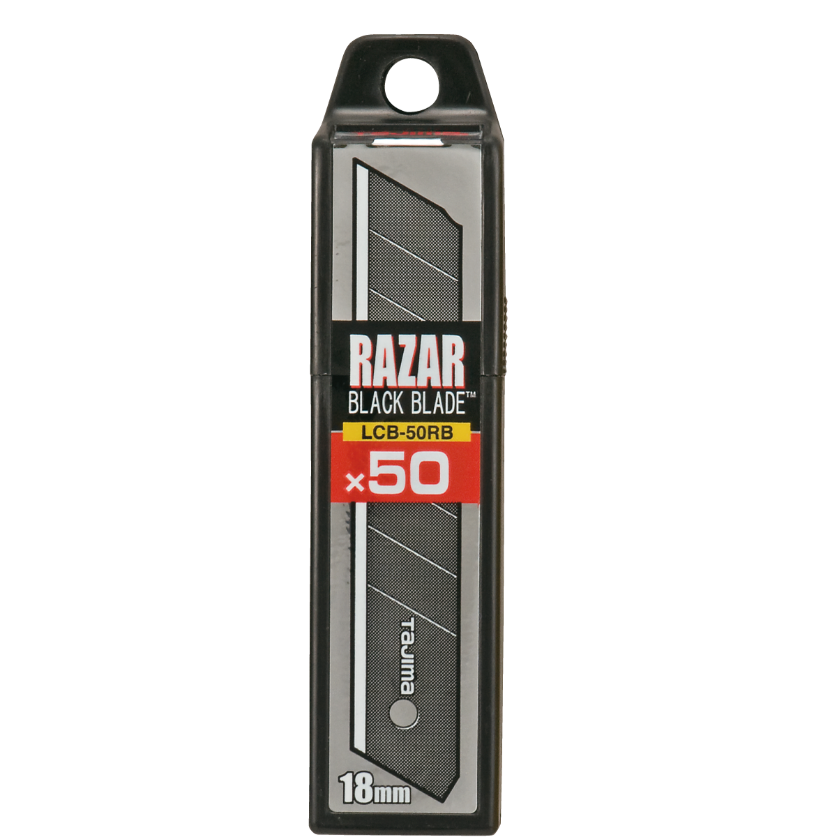 Tajima CUTTERKLINGEN 18 mm 50 Stk. Razar Black Blade LCB50RB-50H - Bauwolke24