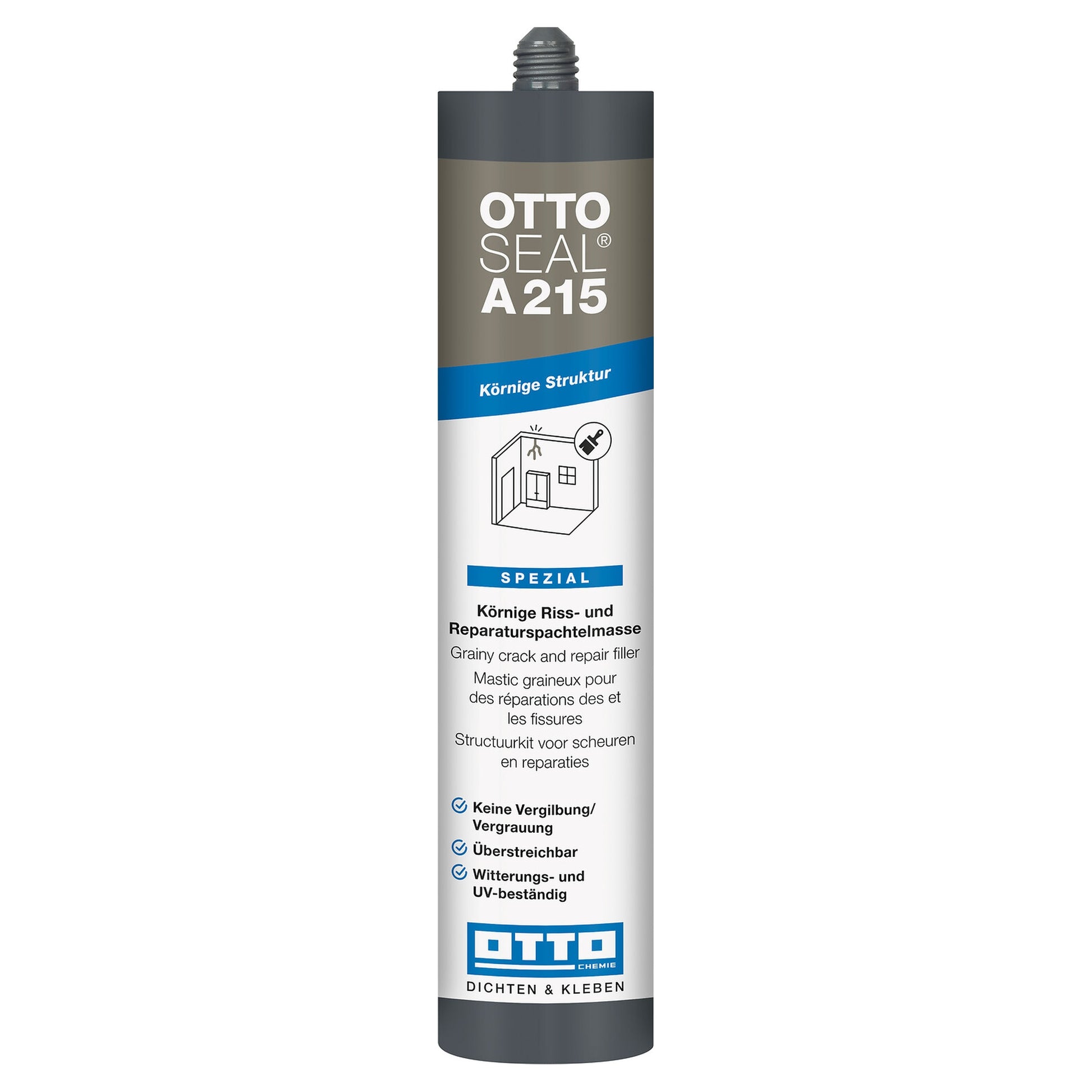 SPARSET 20x 310ml: OTTOSEAL® A 215 – Riss- und Reparaturspachtel für Putz und Mauerwerk - Bauwolke24