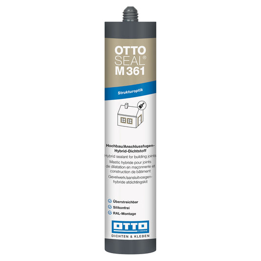 SPARSET 20x 310ml: OTTOSEAL® M 361 Struktur-Hybrid-Dichtstoff für Hochbau/Anschlussfugen - Bauwolke24