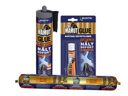 Bostik MAMUT GLUE® Montagekleber – Extrem hoher Anfangshaftung