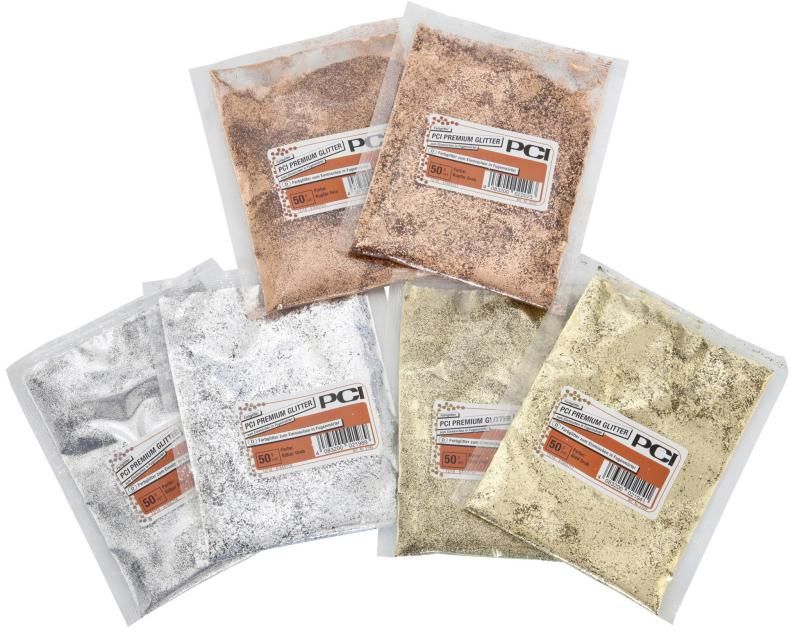 PCI Premium Glitter 50 g Gold Kupfer Silber