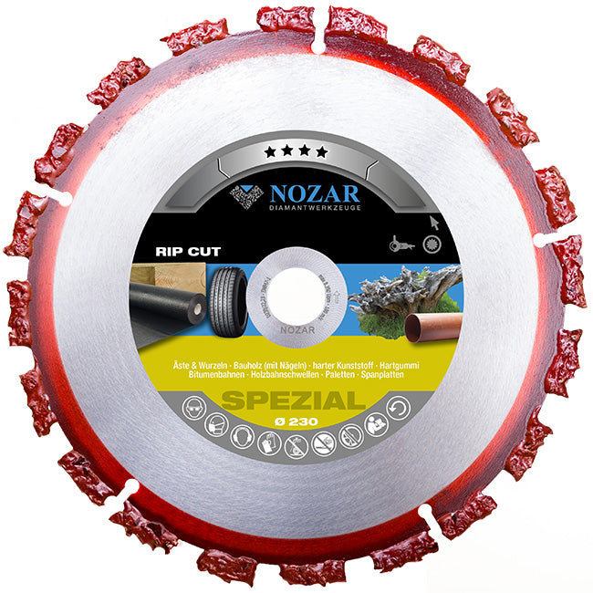 Nozar RIP CUT Hartmetall-Trennscheibe; Produktserie, Ausführung gemäß Auswahl
