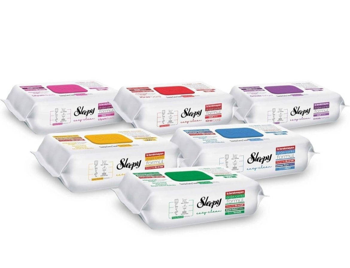 SPARSET: Sleepy Easy Clean Standard Reinigungstücher Feuchttücher - Bauwolke24